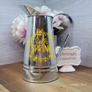 Hello Spring Pitcher / Vase